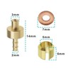 VGOL 4 Sets of Bicycle Brakes Olive Insert Compatible with