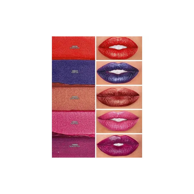 Labial Liquido Power Stay Russet Shock Matte Glitter Effect