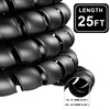 ANCIMOON Hydraulic Hose Protector, 3/4" OD x 25' Length Spiral