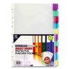 Premier Stationery H2755906 Premier Depot A4 Punched Pocket with Divider