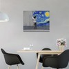 xiilo Banksy Wall Art Boys Starry Night Street Graffiti Pictures