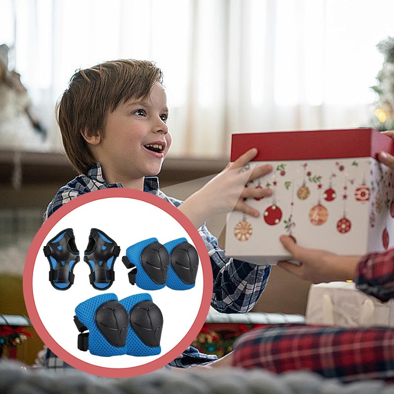 6-Piece Children's Inline Pads Set, Protector Set, Children's Knee Pads,