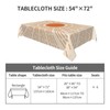 Cafl Sunshine Table Cloth Sun Tablecloths Waterproof Wrinkle Free Tablecloth