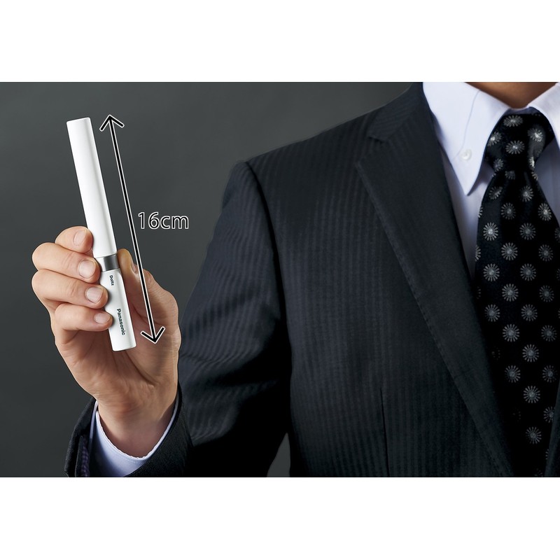 パナソニック 電動歯ブラシ ポケットドルツ 極細毛タイプ 白 EW-DS42-W