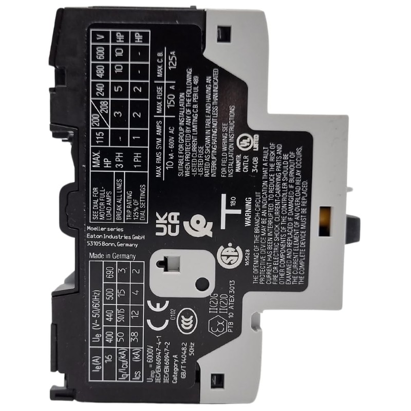 Motor protection switch, 400V, 3-pin, 2.5-4A
