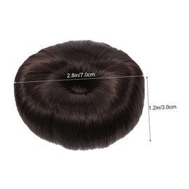 Healeved 2pcs Donut Wig Hair Bun Makers Adjustable Hair Doughnut Shaper for Women for Chignon Styles for Ponytails and Updos