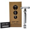 Parker 99R Razor, Long Handle, Heavy Type, Butterfly Open, Stainless