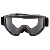 Birdz Eyewear Vulture Motorcycle Goggles (Black Frame/Clear Lens)