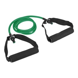 PATIKIL Single Resistance Band with Handles, TPE Elastic Exercise Band for Home Workouts Strength Training Fitness Pilates, Green