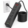 WAGADA 14 en 1 Multicontacto Regleta, 2M Extensión Eléctrica con