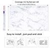 Arthome 30X254CM Papel de Mármol Impermeable Vinilo de PVC,a Prueba