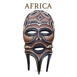 Africa decorative book for home decor. Coffee table, bookshelf, console decor book.: NOTE THAT THE BOOK HAS NO CONTENTS, 300 DOT GRID PAGES