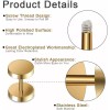 Unbranded 2X Stud Earrings Flat Circle Piercing Dot Earrings Stainless