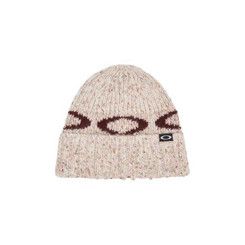 Oakley Women's Ellipse Ribbed Beanie, Toadstool, One Size
