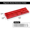 Mayouko Magnetic ABS Socket Extension Organizer, Socket Extension Bar Holder,
