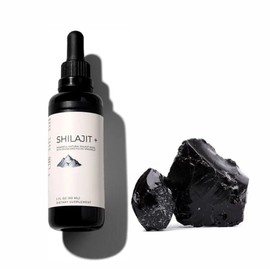 Himalayan Shilajit Drops: Detox, Boost, Brain. Fulvic Acid, Minerals. 2 FL OZ