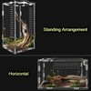Acrylic Tarantula Enclosure, Micro Habitat Terrarium for Arboreal & Terrestrial