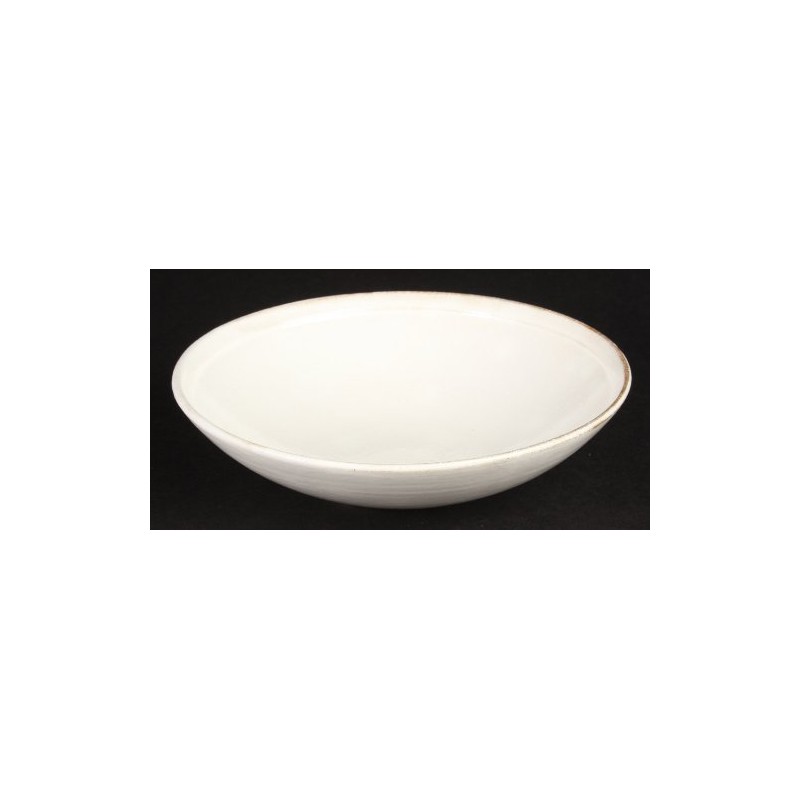 Saikai Pottery Hasami Ware White Cosmetic Bowl (Medium) Diameter 7.9