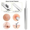 VOGARB Professional Facial Milia Blackhead Remover Tool, Double Ended Titanium