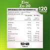 5h8 Zinc Zn2 120 Cápsulas, 20 Mgs De Zinc Complejo