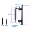 Heavy Duty Barn Door Handle Set, Large Rustic, for Gates
