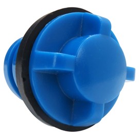 DEARCOOL New Cooler Upgrade Kit for RTIC/YETI Straps & Secure Drain Plug - 3-Piece Set - Blue