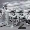 PATIKIL 45 Degree Angle Corner Brackets, 1 Set 2.32x0.55 Inch