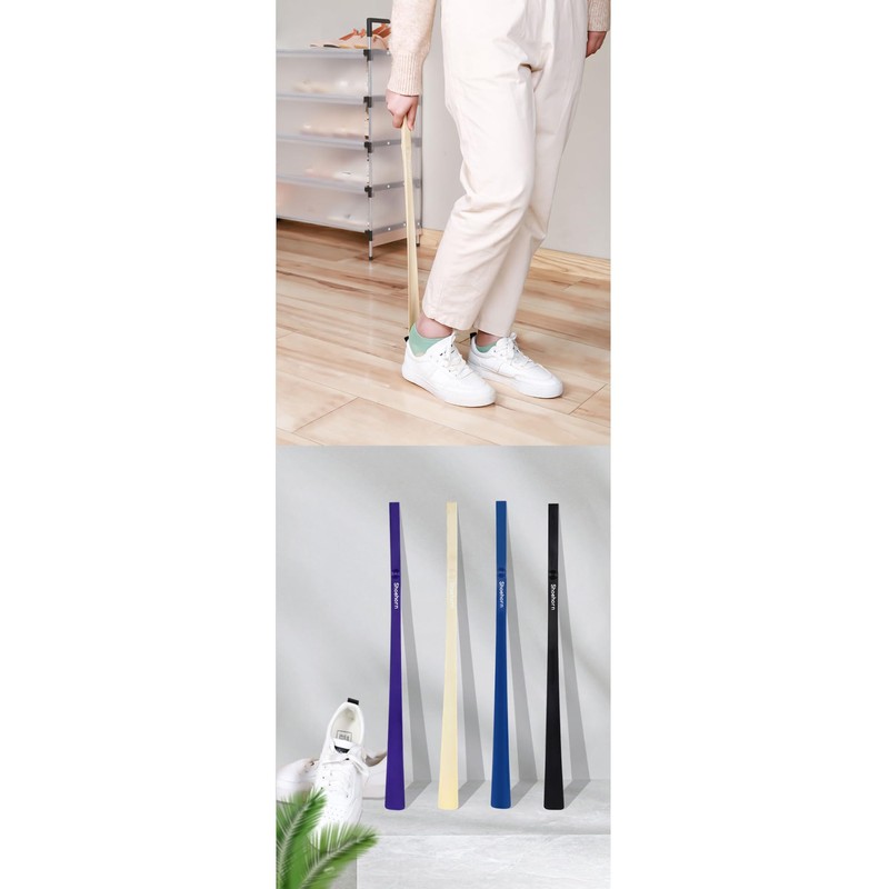 Goib Elegant 29-Inch Wall-Mounted Shoehorn – Sleek Long with Hidden