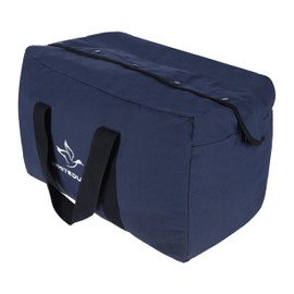 WHITEDUCK Heavy Duty HOPLITE Parachute Duffel Bag, Foldable Extra Large Multipurpose, Tactical Canvas Cargo Bag with Snap-Closure for Military, Outdoor, Travel, Storage (Blue, Standard 24" x 15" x 13)