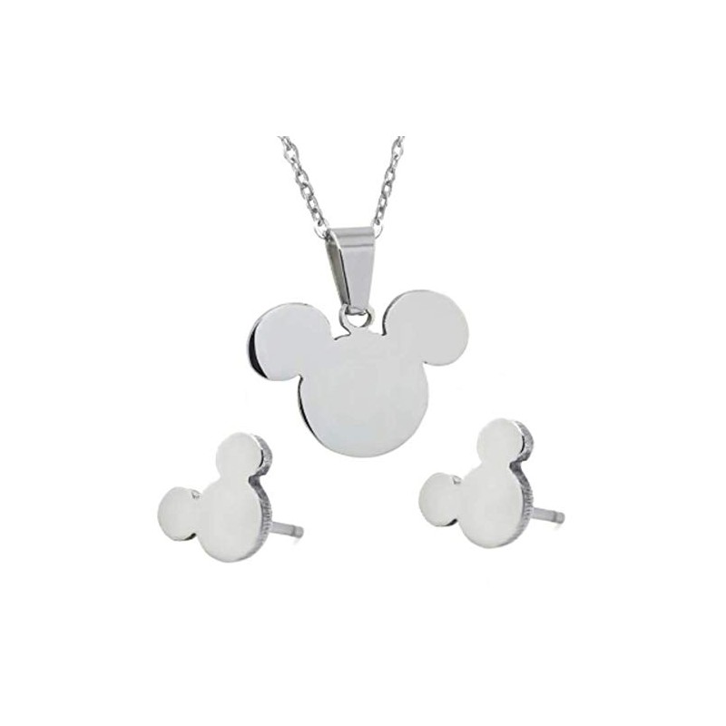 TNG Mouse Earring and Necklace Set