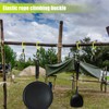 Bungee Cords with Carabiner Hooks - Elastic Rope Carabiner Bungee
