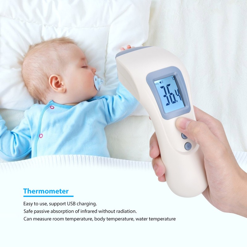 Multifunctional USB Portable Rechargeable Digital Infrared Thermometer for Baby KidsThermometer