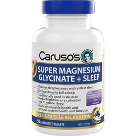 Caruso's Super Magnesium Glycinate + Sleep 50 Film Coated Tablets