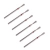 MZCMSL Brocas de manicura rusas con forma de bola cilíndrica,