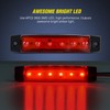 Nilight 10 PCS Red 3.8 Inch 6 LED Side Marker