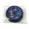 Team Dogz Pair Stunt Scooter Wheels 100mm Rainbow Neo Chrome