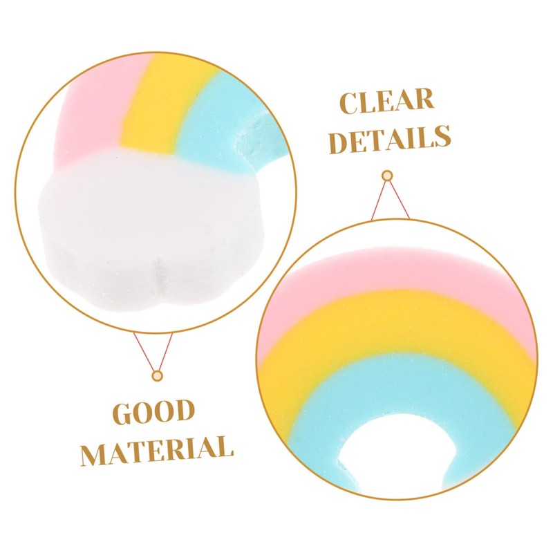 SEWACC 50pcs Rainbow Erasers Mini Erasers for Bulk Erasers Pencil