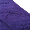 Bienzoe Women Quilted Casual Vest: Lightweight Sleeveless Jacket Purple L