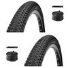 WHEELO Mountain Bike Tires Set: 2-Pack 26x1.95 inch Folding Replacement