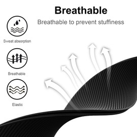 Threeeggs Stretchy Nylon Band for Whoop 4.0 Fitness Tracker, Comfort, Durability, Breathable Strap Wristband, Easy to use and Perfect for Every Occasion (Black)