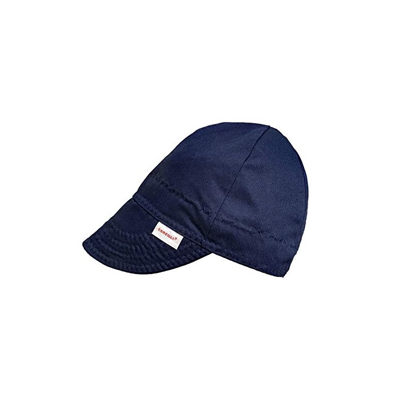 Comeaux Caps Reversible Welding Cap Solid Navy 6-7/8