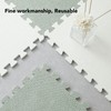 Cotton Linen Interlocking Mat Thicken Soundproofing Cuttable Patchwork Puzzle Foam
