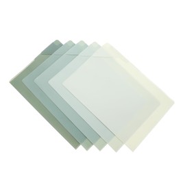 CAXUSD Versatile 5pcs Letter Size Folders Document Organizer Pockets Aesthetic Office Supplies