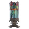 LXHCYOU Small Tiffany Lamp Mini Stained Glass Table Lamp Candle