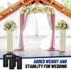 MorningRo 2 Pcs Steel Base Weights for Backdrop Stand Canopy