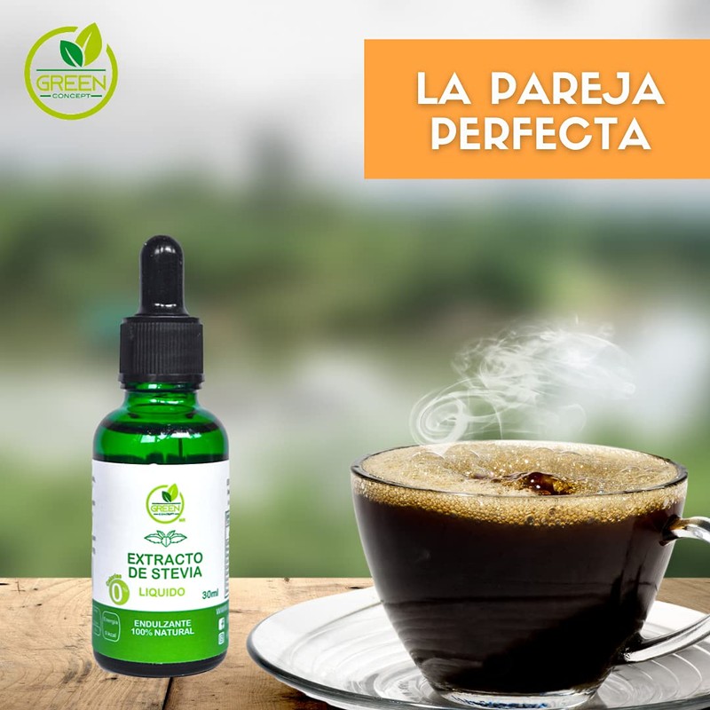 Green Concept Stevia Líquida 100% Natural 30 ml Endulzante en