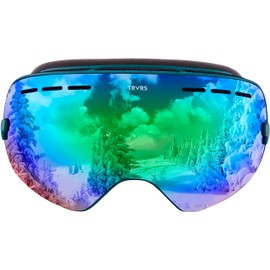 Retrospec G2 Ski and Snowboard Goggles for Men and Women, With Magnetic 100% UV Blocking, Anti-Scratch and Anti-Fog Lenses for Protection and Comfort One Size Fits Most