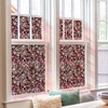 funlife Hand-Drawn Stained Glass Window Film, Double-Sided Thickened Static Cling