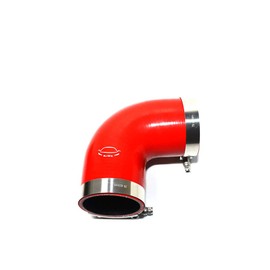 LTI - Acoplador universal de manguera de silicona con 4 capas reforzadas de alto rendimiento, 76 mm, con abrazadera de tornillo en T, acero inoxidable T304, color rojo