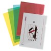Blue A4 Pyramid-Embossed Document Sleeves. Assorted Colours